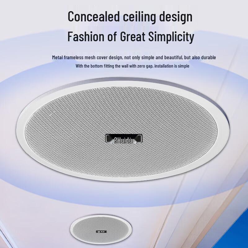 HuiDu RS-608H 30W Professional Coaxial Ceiling Speaker (CN version)