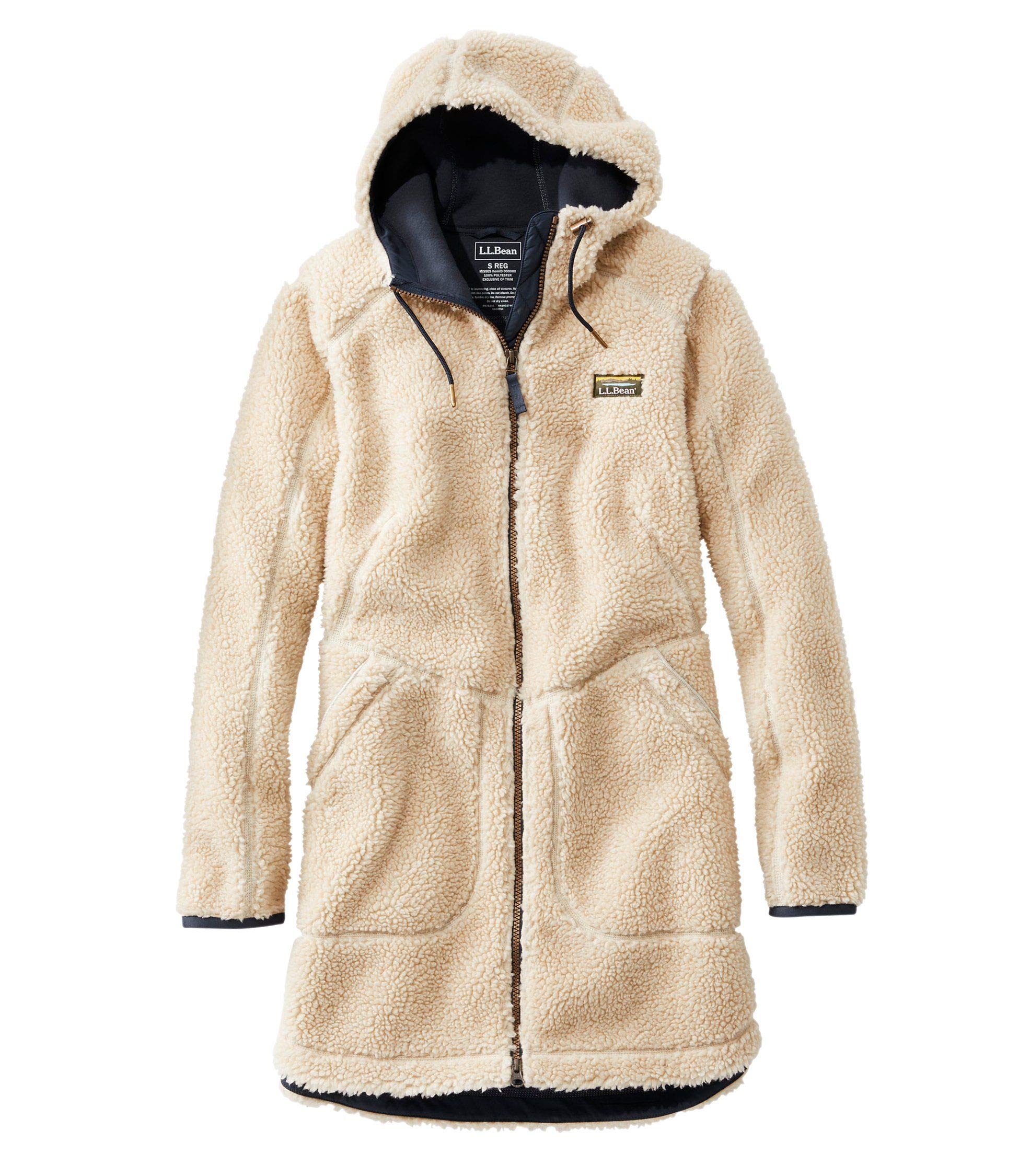 

Mountain Pile Fleece US L Natural White 1000023530 [LLBE] Women s Coat, Fit, Regular, Size,