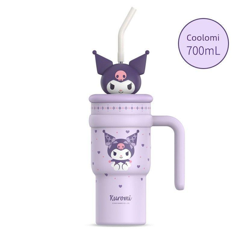 Sanrio Large-Capacity Thermos Cup 2026 New Model Ice Cup with High Aesthetic Value, Straw, Tea Brewing Cup, Birthday Gift