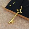 Vintage Key Crown Necklace Shingeki No Kyojin Pendant Neckchain Retro Anime Cosplay Jewelry Versatile Choker for Men