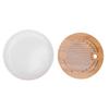Tea Tray 10 Inch Round Shape Modern Stylish Chinese Kung Fu Tea Serving Tray for Home and Office