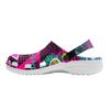 Printed EVA Garden Shoes for Women Men Lightweight Breathable Slip On Clogs Beach Pool Home Bathroom Sandals Soft Summer Wear