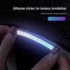 Reflective Rainbow Tire Stickers: Colorful Luminous Hub Decoration for Cars