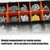 Portable Multiple Compartment Tool Storage Box Durable Design For DIY Enthusiasts And Professionals