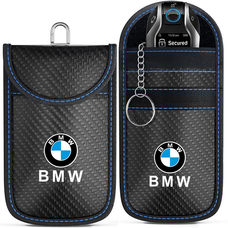 Car Key Signal Shielding Bag Anti-theft RFID Keychain Case For BMW M E92 E91 E90 E87 F10 F20 F30 X3 X5 E46 E39 E60 E36 E30 E61 GQ6