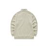 Fila Fusion Street Sport Fleece Warm Loose Stand Collar Pullover Sweatshirt Men sweatshirt Light-Brown T11M211204F-DK