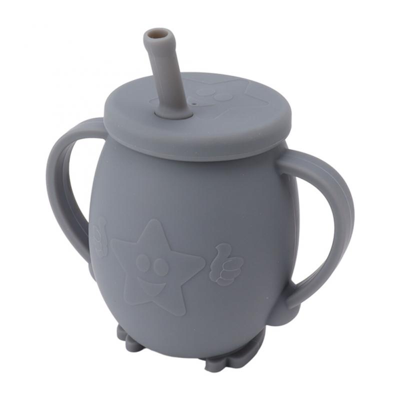 230ml Becher für Kleinkinder Silikon Trainings-Trinkbecher