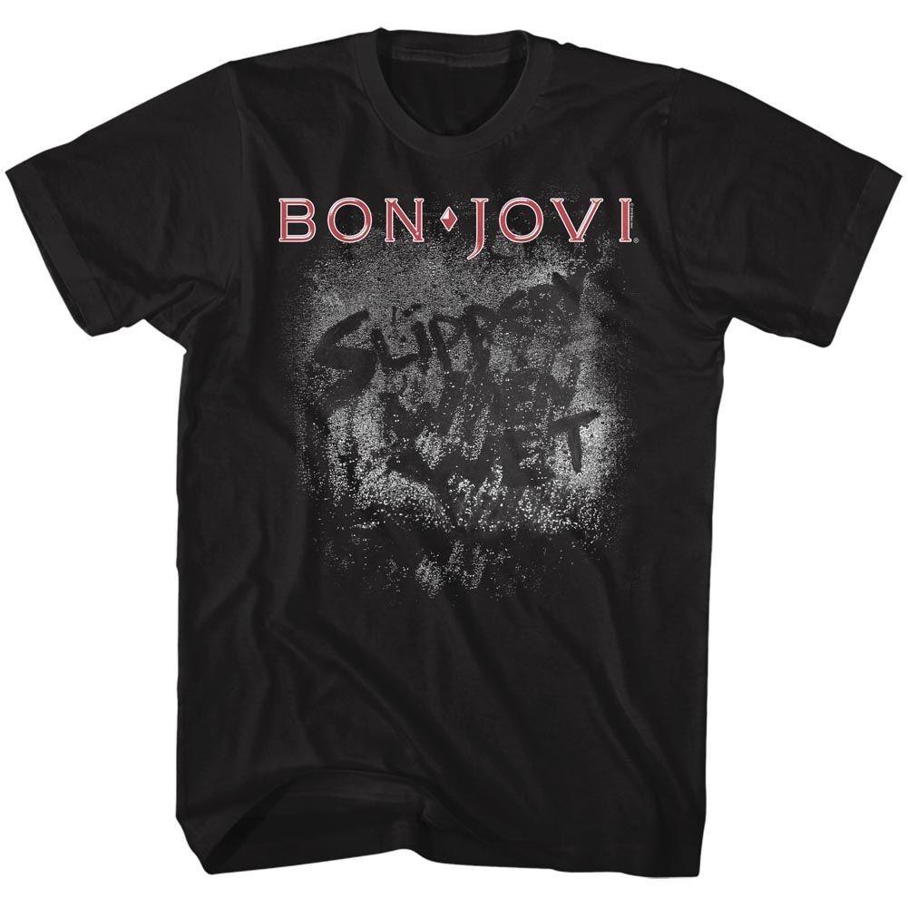 Bon Jovi More Slippery Music Shirt S