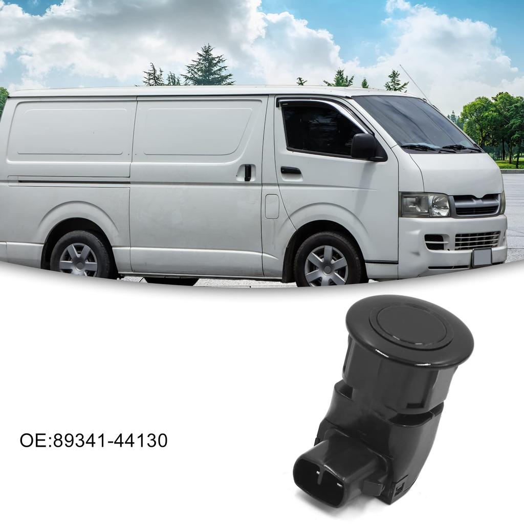 ACROPIX Auto PKW Stoßfänger Einparkhilfe Rückwärts Einparken Abstandssensor für Toyota Kompatibel mit Hiace, Schwarz, 1 Stück