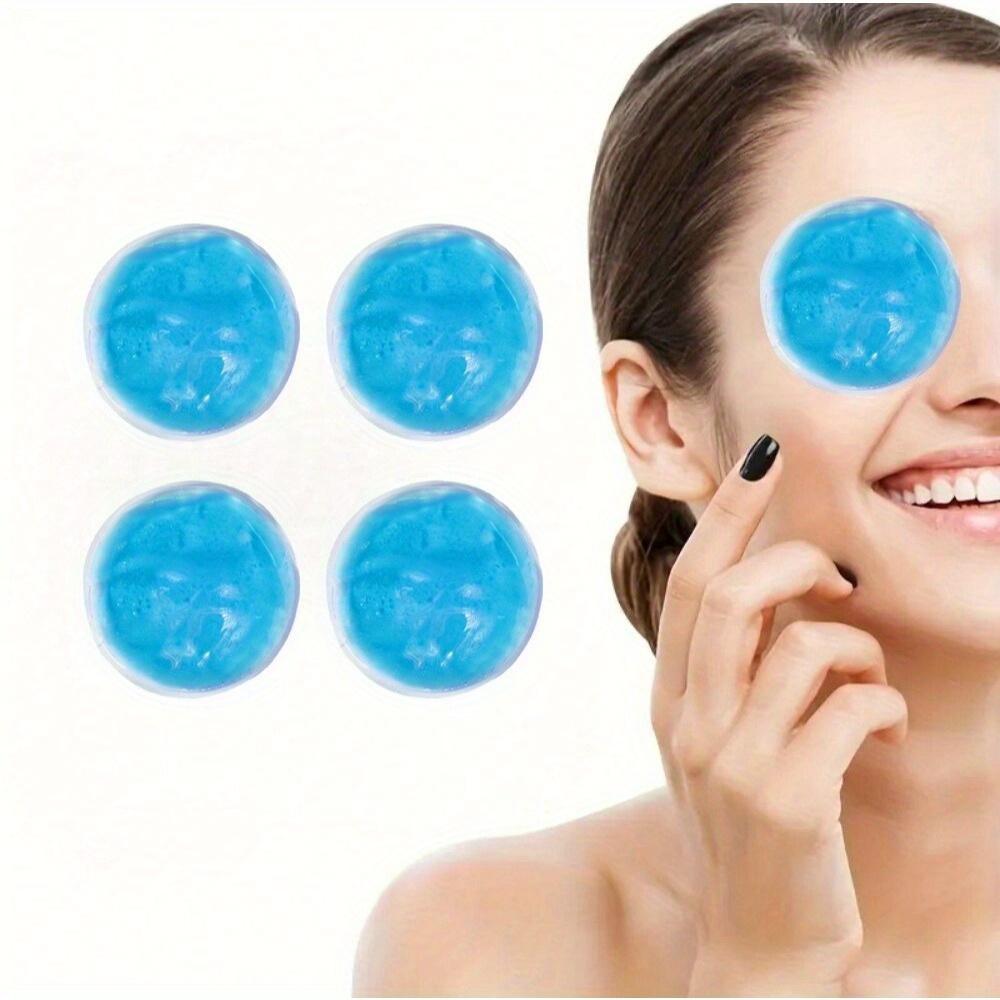 10pcs Reusable Round Gel Ice Packs - Suitable for Eye Care, Hot and Cold Compress Function, Perfect for Relaxing and Refreshing