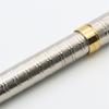 Used PARKER Ballpoint pen SONNET FRANCE P.III metal Silver gold Rotary type