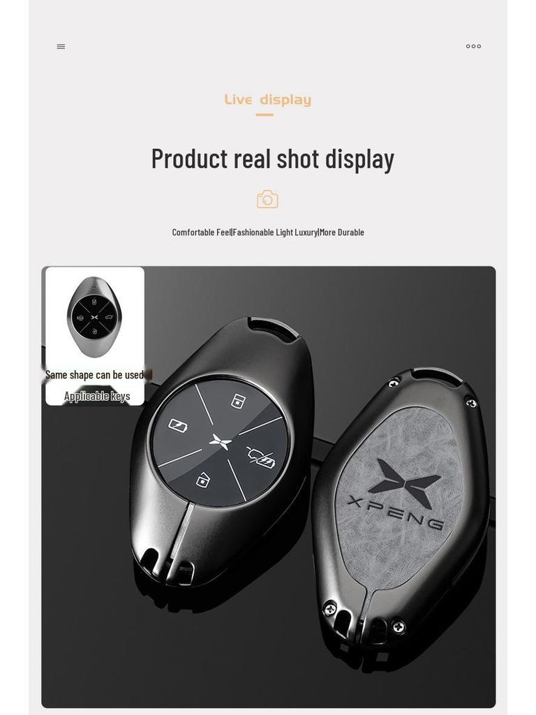 XPeng P7 Key Case - Compatible with 2023 Models P7i, G6, P5, G9, and G3i for Women