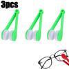 10pcs Fun Creative Multifunctional Glasses Cleaning Rub Eyeglass Sunglasses Spectacles Microfiber Cleaning Brushes Wiping Tools
