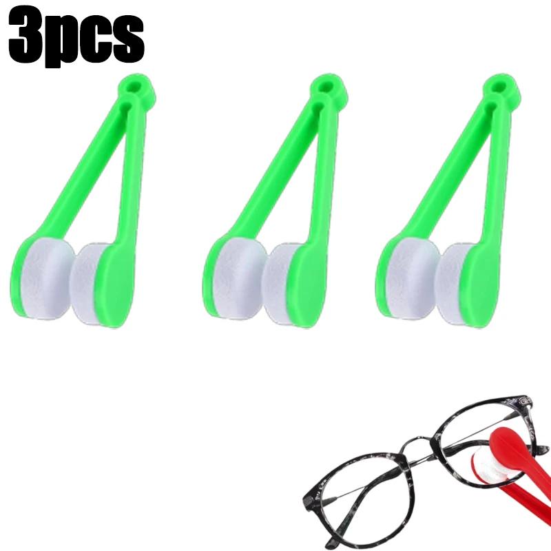 10pcs Fun Creative Multifunctional Glasses Cleaning Rub Eyeglass Sunglasses Spectacles Microfiber Cleaning Brushes Wiping Tools