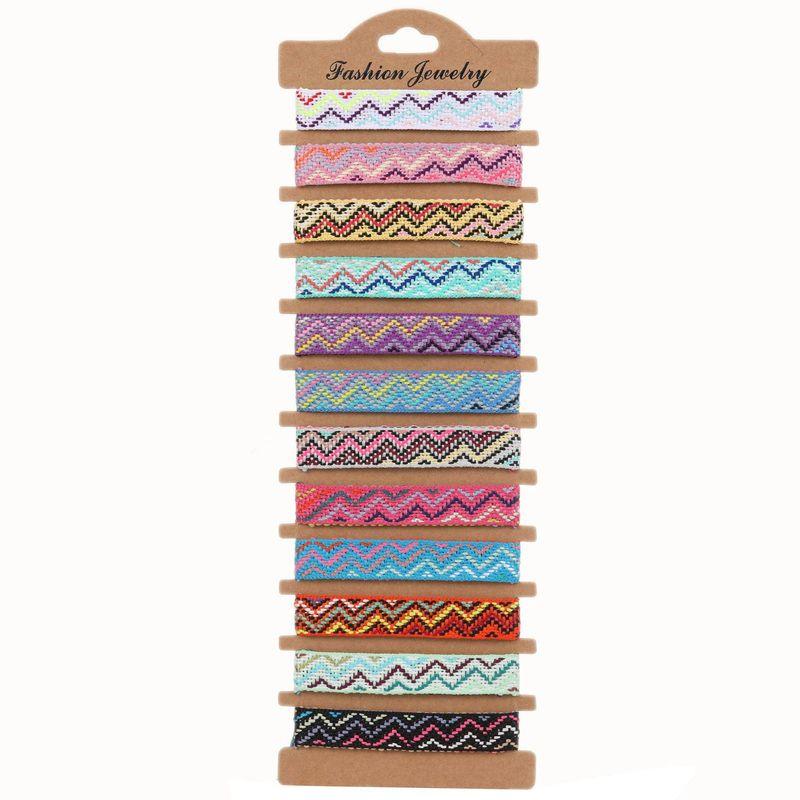 Cross-Border Fashion Bohemia Style Woven Friendship Bracelet Female Factory in Stock Ethnic Style Nepal Carrying Strap Suit