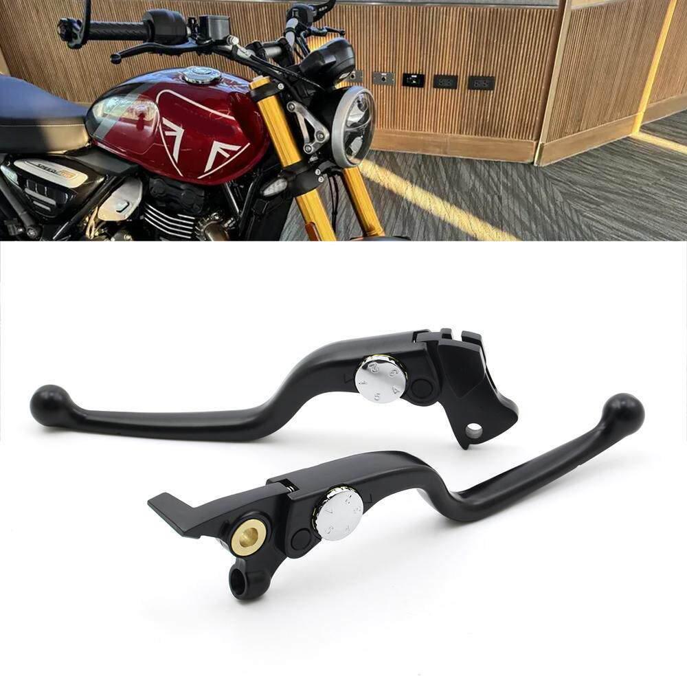 

Triumph Scrambler400X Speed400 Clutch & Brake Lever Set Clutch Left Black