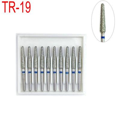 1 Box Dental Diamond Bur Drills for High Speed Handpiecess Dentist Teeh Whitening Polisher Dentistry Material TR-19