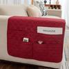 Multifunctional Sofa Armrest Organizer with Storage Pockets for Magazines and Remotes
