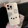 Cute Big Face Small Animal Apple 14 Mobile Phone Case Iphone15 Silicone 11 Suitable for 13promax Soft 16 Niche