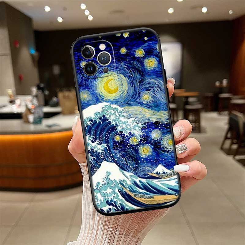 UP32 Great Wave off Kanagawa New High-End Shell Phone Case for iPhone SE X XS XR 16E 17 11 Pro Max 8 7 6 6s Plus Air