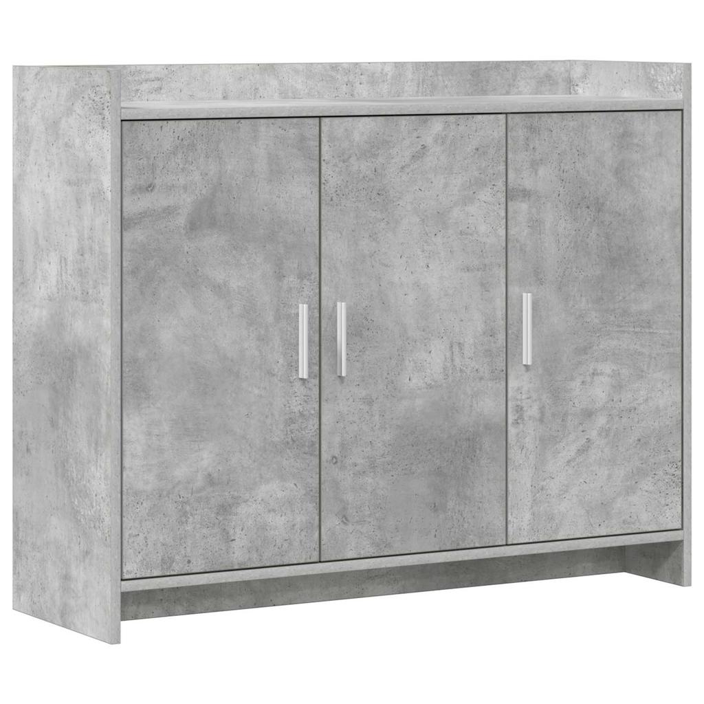 Sideboard Concrete Grey 98.5 x 33 x 80 cm Engineered Wood