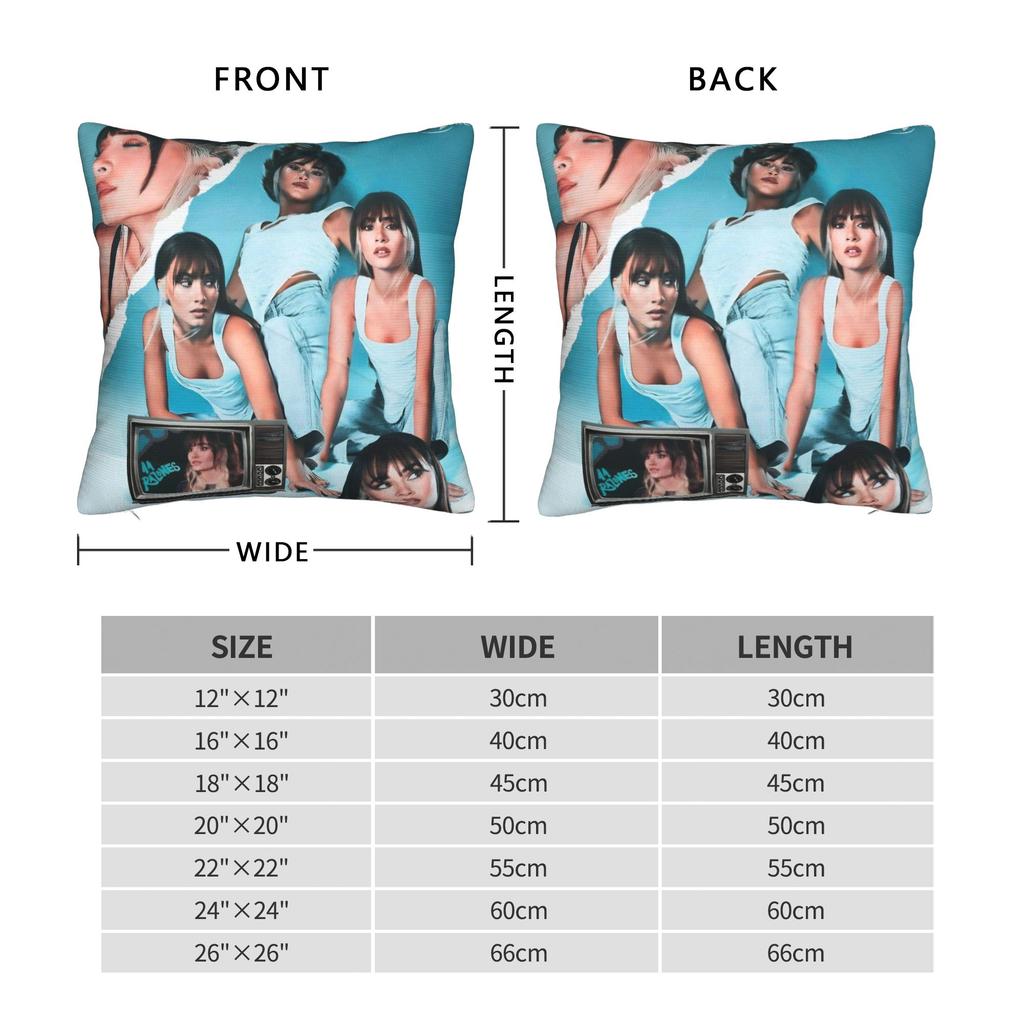 Aitanaed Ocana Tour Music Square Pillow Case Polyester Cushions For Sofa Creative Cushion Covers
