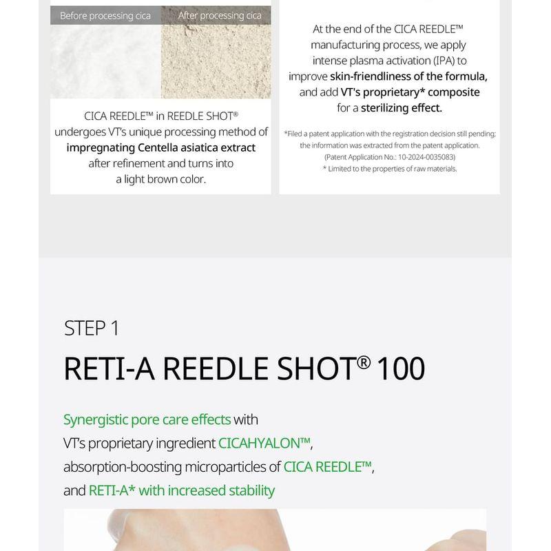 VT Reti-A Reedle Shot 100 2Step Hydrogel Mask Bundle Set