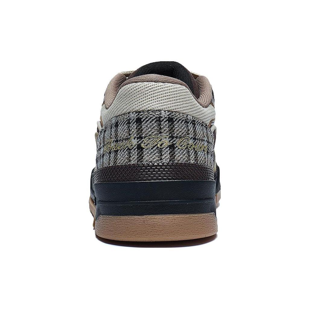 Li Ning 001 Btc Prm Non-Slip Low-Top Skate Shoes Men Skate Shoes Brown AGCT219-2