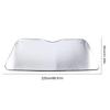 Truck Windshield Sun Shade Truck Front Window Sunshade Foldable Truck Sun Shade for Windshield Sun and UV Protection Suction Cup