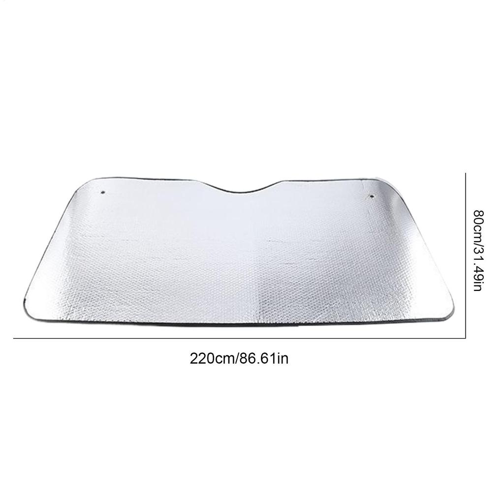 Truck Windshield Sun Shade Truck Front Window Sunshade Foldable Truck Sun Shade for Windshield Sun and UV Protection Suction Cup