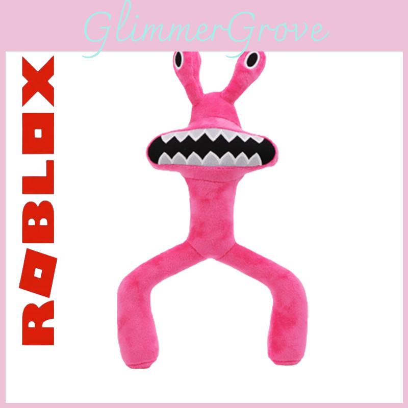 Roblox Rainbow Friends Pinker Frosch Plüschtier Weiche und Quetschbare Stoffpuppe für Kinder und Babys