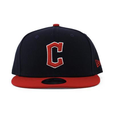 Casquette 9FIFTY Snapback COULEUR D'ÉQUIPE SNAPBACK DE BASE MAJOR LEAGUE Guardians CASQUETTE MLB (CLÉ (Marine/Rouge)) [Article]