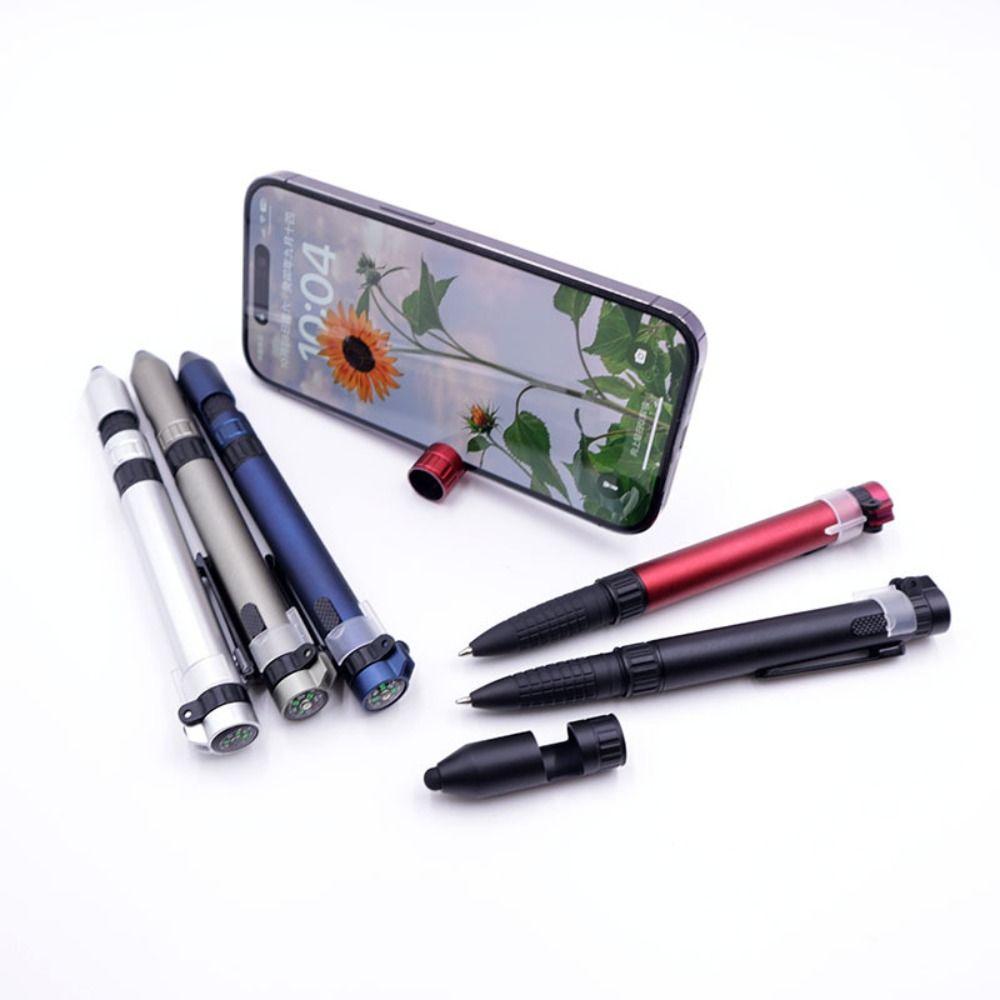 Ballpoint Pen Multi Function Pen Compass Screwdriver Pen Portable Flashlight Pen  Rescue EDC Tool