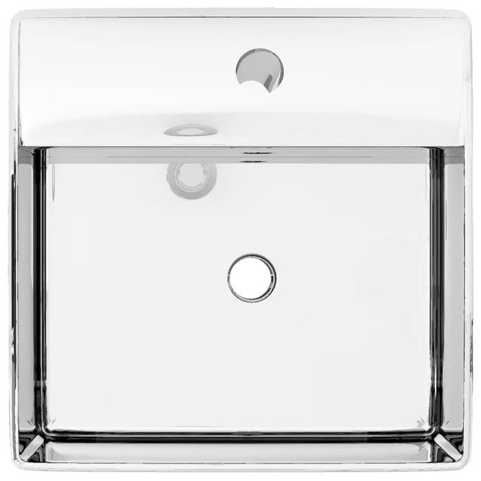 VidaXL Lavabo avec Trop-Plein Lave-Mains Vasque à Poser Vasque à Monter Salle de Bain Intérieur Salle d'Eau Cabine de 143477