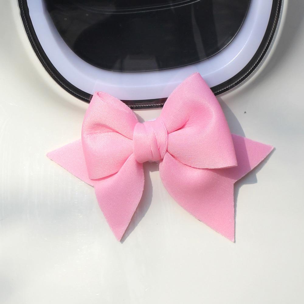 Lightweight Motorcycle Helmet Bow Self Adhesive Electric Bike Tail Decor Scooter Accessories