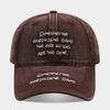 European and American Fashion Letter Embroidery Soft Top Baseball Cap Men and Women Outdoor Street Trend Versatile Leisure Sports Sun Hat