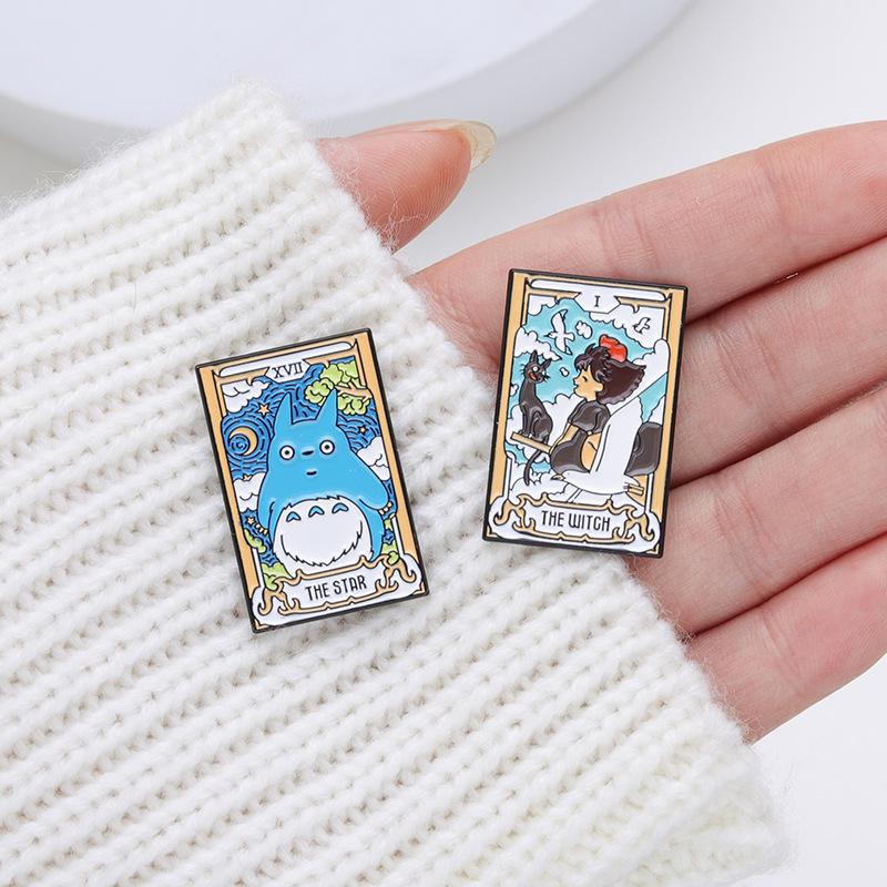 Cartoon Alloy Enamel Brooch: Second Dimension Series