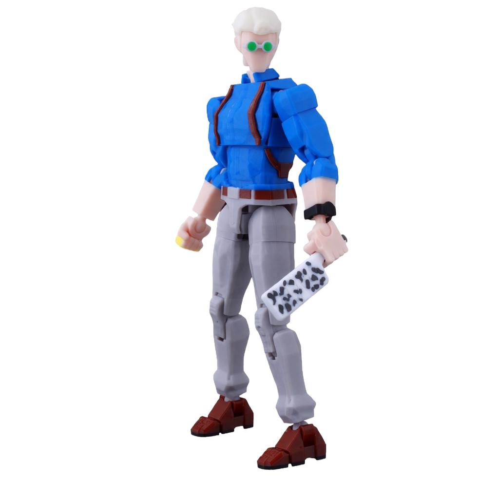 Articulated Action Figure Model Poseable Joints Realistic Proportions Movable Limbs Collectible Figurine for Display and Customization