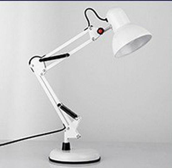 Lampă de birou americană cu LED - braț lung, protecție pentru ochi, design metalic pliabil pentru studiu și lectură