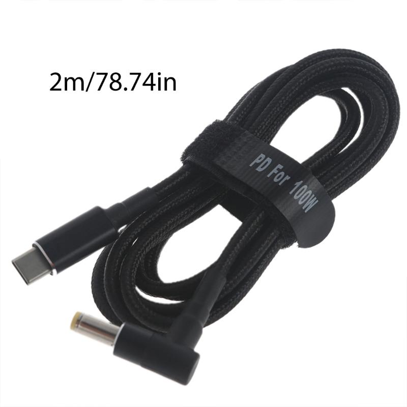 100W Universal Laptop Power Adapter Connector Charging Cable Cord USB-C Type-C Notebook Chargers Jack Converter