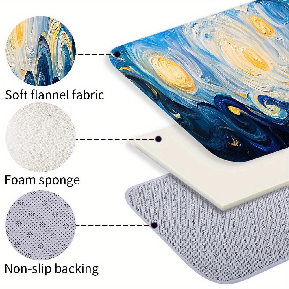 Dywanik Długi Pasek Gwieździste Niebo, Koc Sypialniany Przyłóżkowy, Mata Podłogowa Kuchenna, Mata Korytarzowa, Miękki, Dekoracja Domu