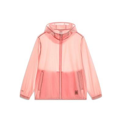 Li Ning China Farbserie Ultraleicht Atmungsaktiv Cool Technologie Reißverschluss Kapuzenjacke UPF50+ Sonnenschutz Herrenjacke Teeblume AFDU361-7