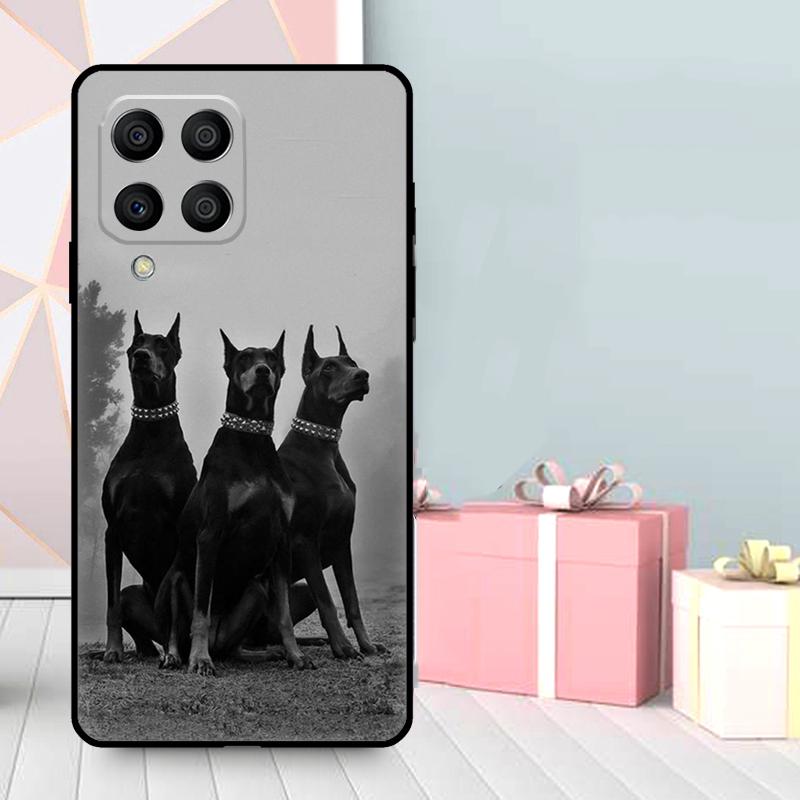 Dachshund Doberman Dog Case For Samsung Galaxy M36 M12 M52 M06 M16 M56 M33 M15 M55 M31 M13 M14 M53 M32 M35 M34 M54