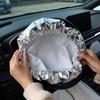 Car Steering Wheel Sun Block Silver Coated Cloth Sun Shade Cover Auto Steering Wheel Sheath Sunscreen Insulation Accessories
