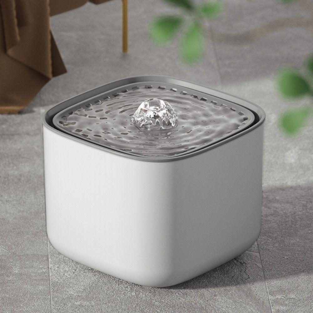 3L Automatic Cat Water Fountain Silent Cat Water Drinker Auto Recirculate Filter  for Home