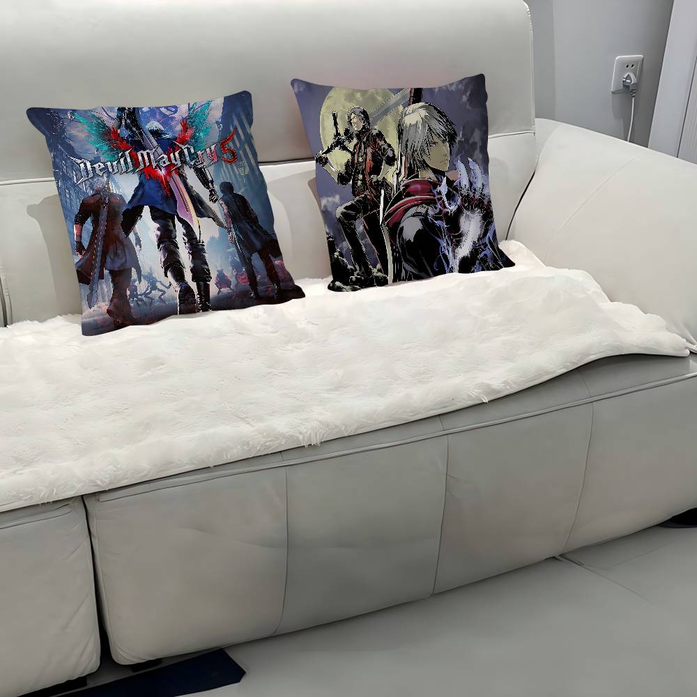 GAME THE D-DevilS May Cry Pillow Case Removable Washable Cushion Cover – All-Season Soft Linen