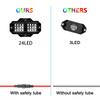 4 Pods RGB LED Neon Rock Light Underbody Bluetooth APP for Jeep Wrangler JKU JK
