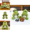 Dinosaur Plush Toy With Camera Flashing Light And Backpack Decor For Stress Relief And Kids Play