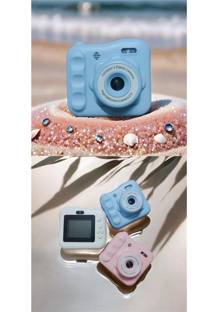 HD-Digitalkamera mit zwei Objektiven, niedlich, für Schüler: Sofortige Fotoaufnahme & Übertragung auf Mobilgerät