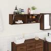 VidaXL Wall-mounted Bathroom Cabinet Brown Oak 100x25x30cm Engineered Wood 860100